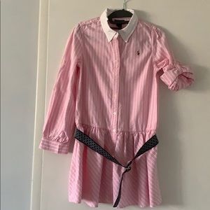 Ralph Lauren girls cotton bottom up dress
